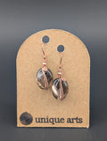Aurora- Oval Smoky Quartz Earrings