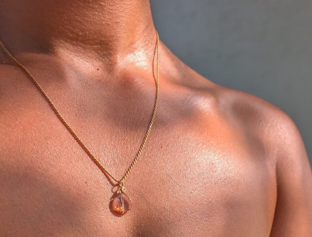 Belle- Pink Tourmaline Pendant