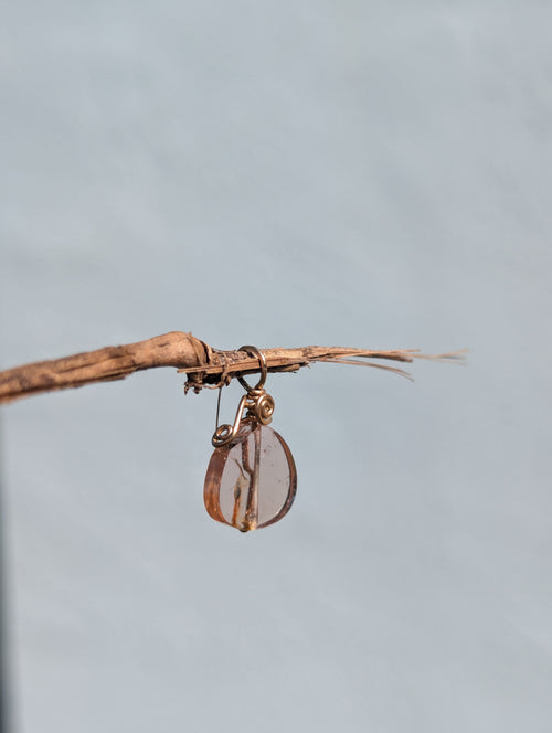 Belle- Pink Tourmaline Pendant