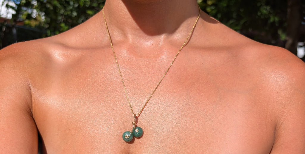 Emma- Aventurine Jade Pendant