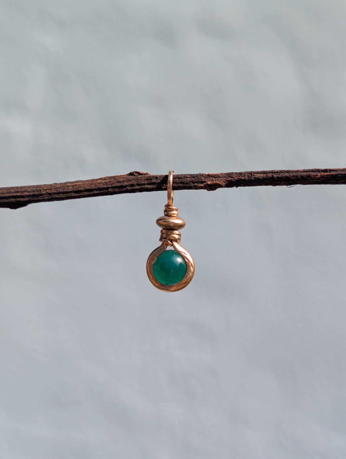 Esme- Columbian Emerald Pendant