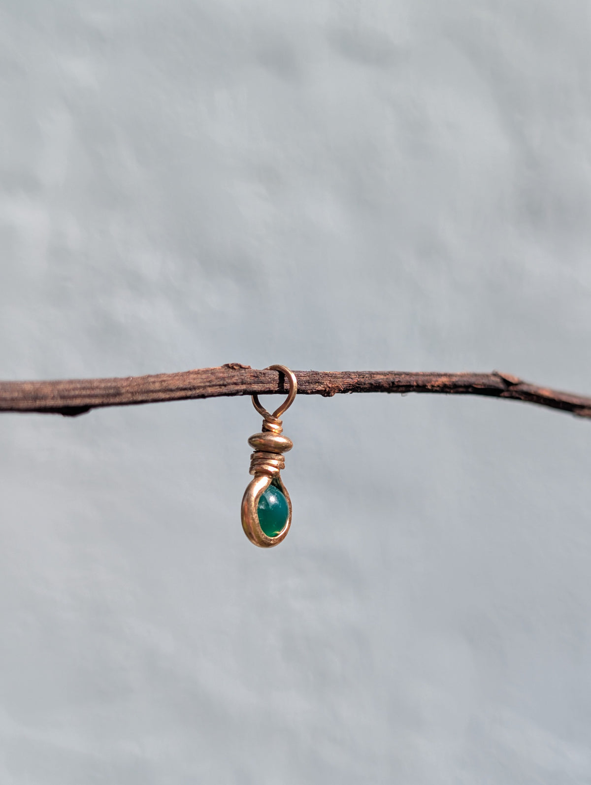 Esme- Columbian Emerald Pendant