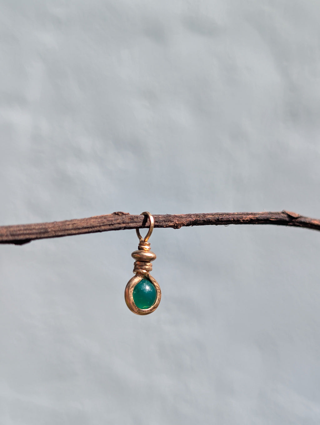 Esme- Columbian Emerald Pendant