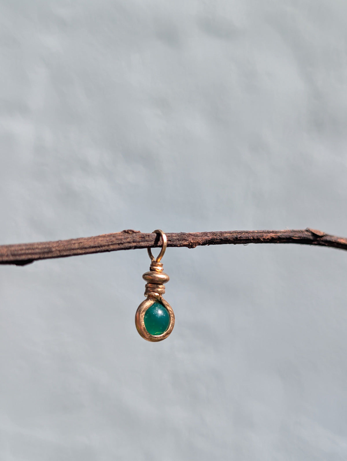 Esme- Columbian Emerald Pendant