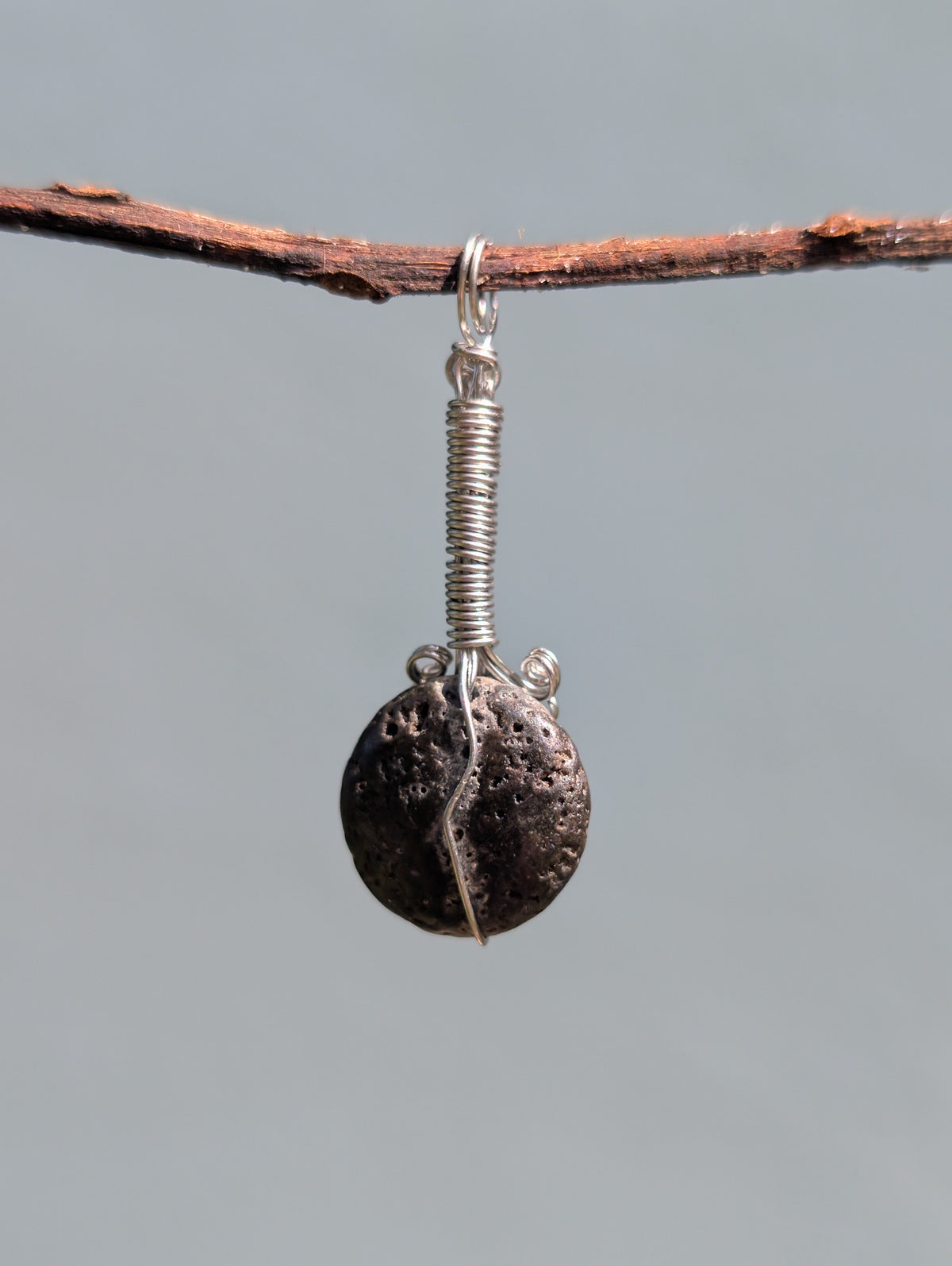 Faye- Lava Rock Pendant