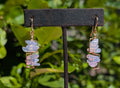 Jasmine- Lavender Jade Earrings