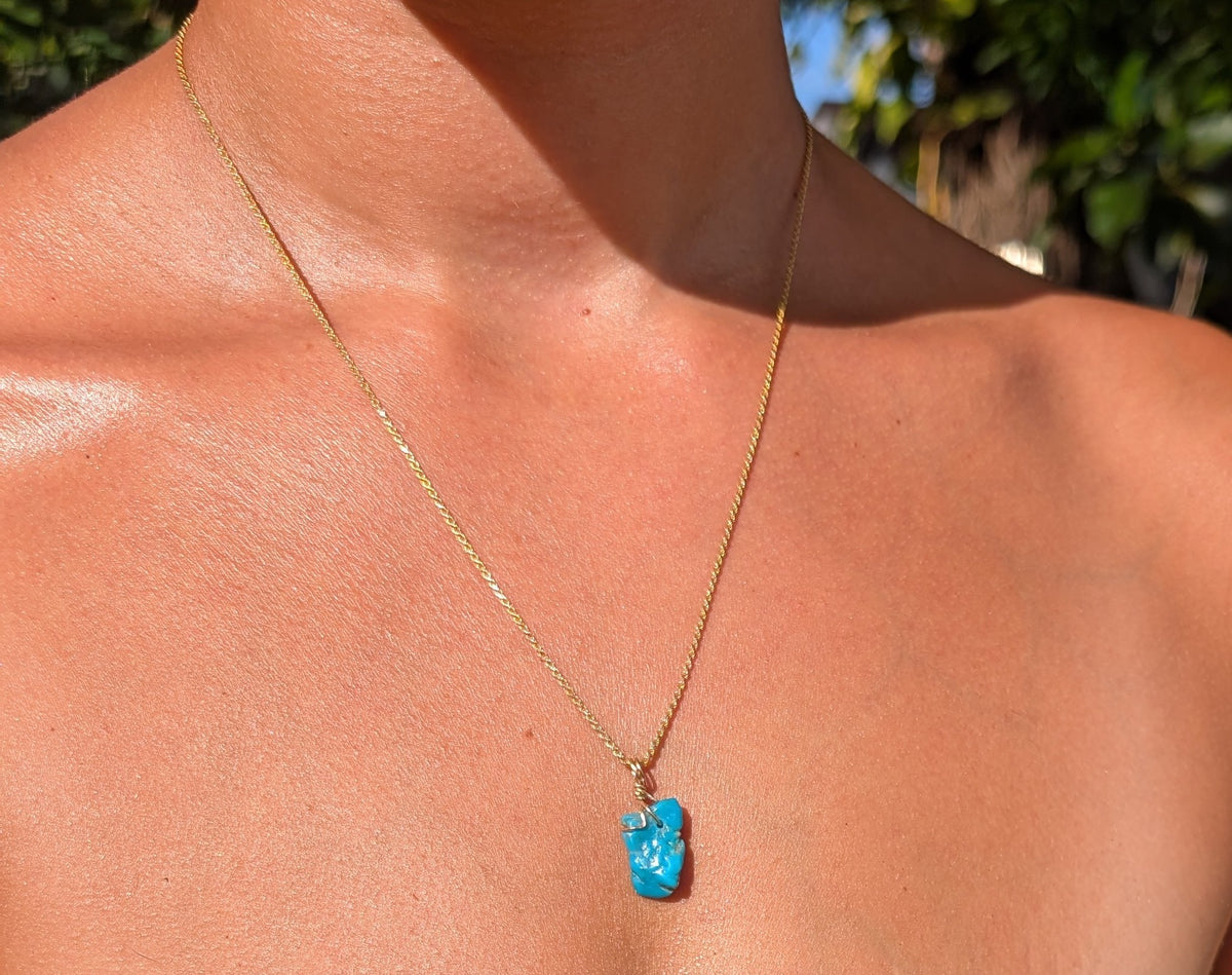 Juliet- Kingman Turquoise Pendant