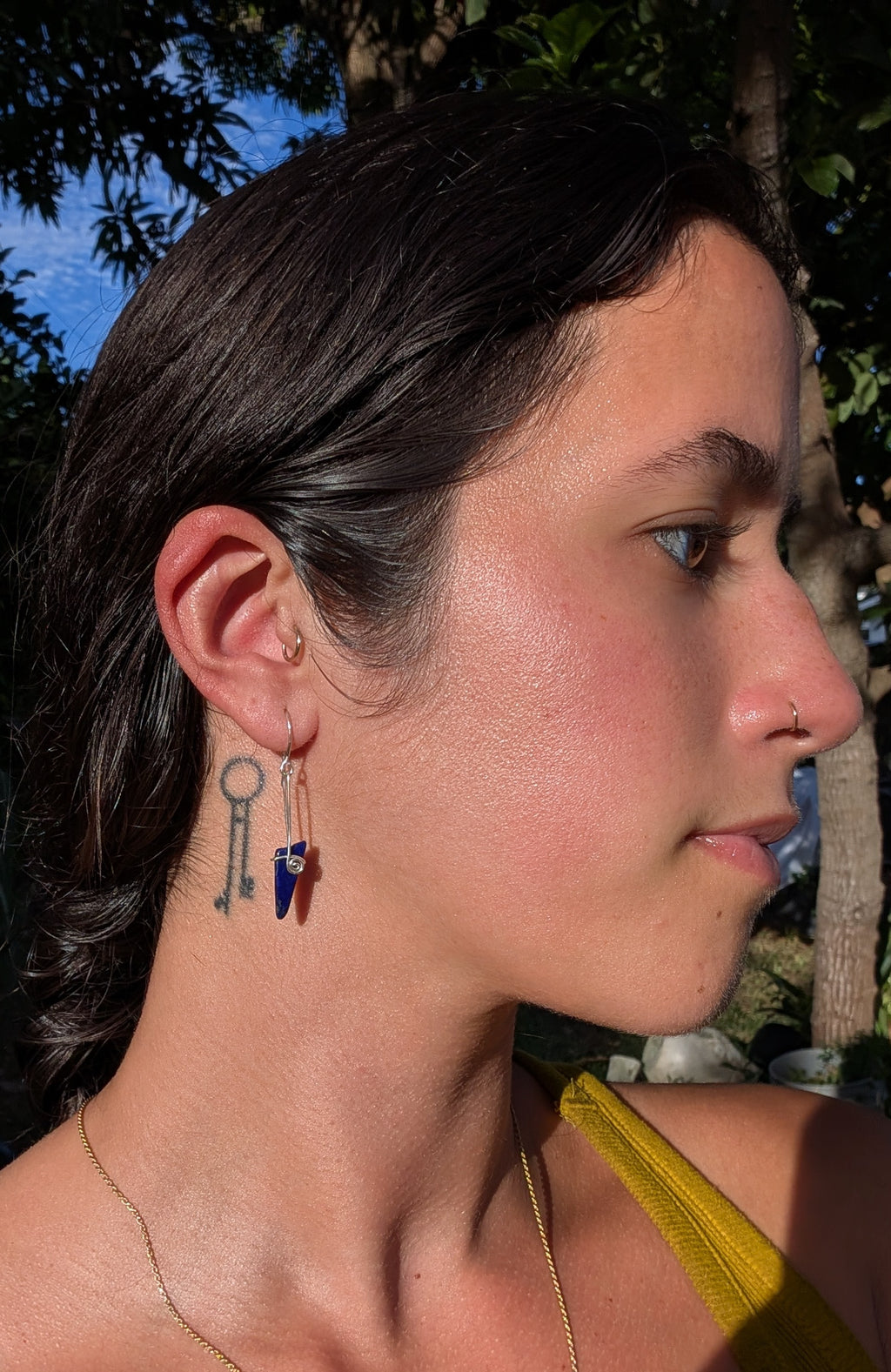 Layla- Lapis Lazuli Earrings