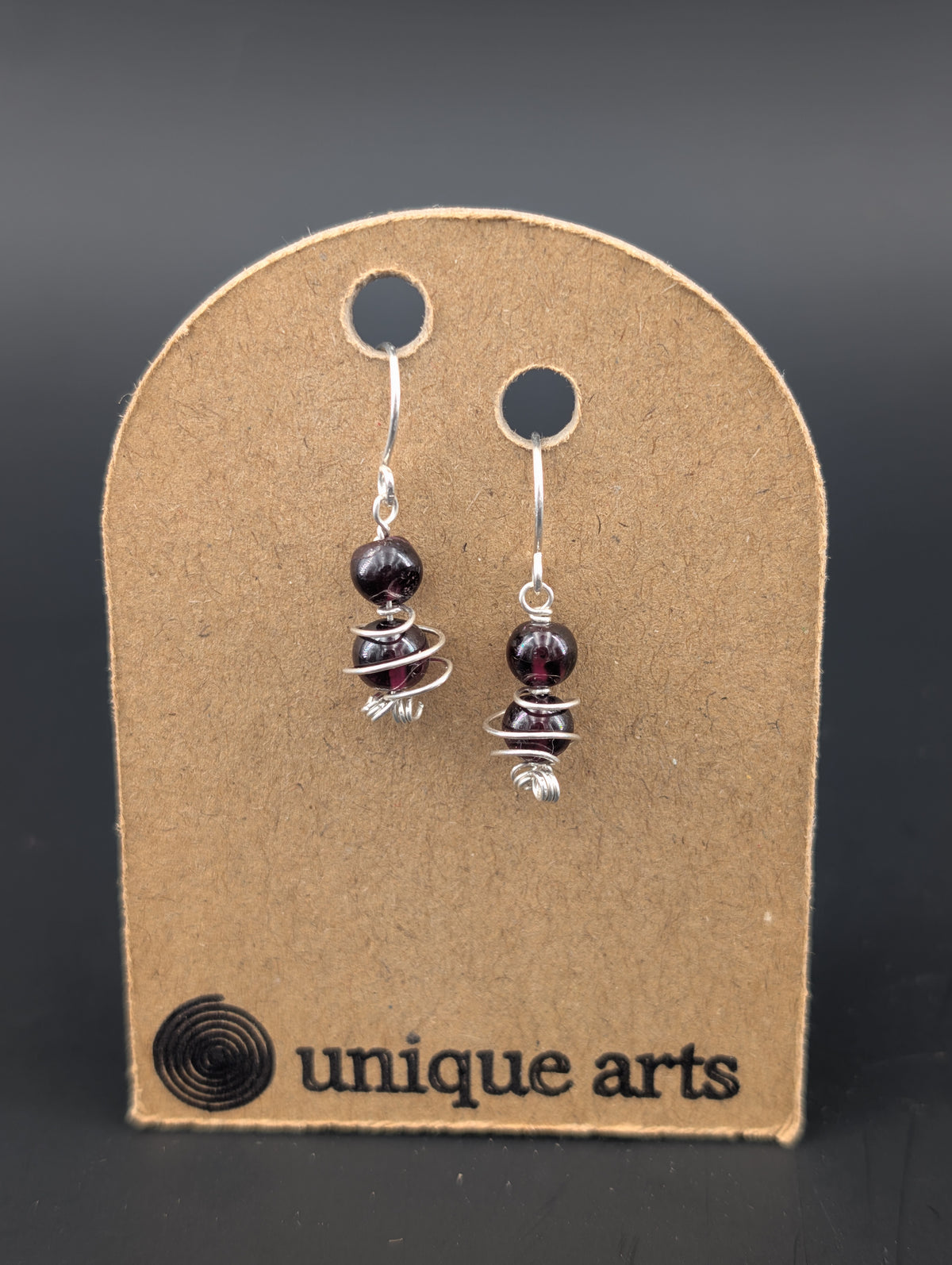 Lizette- Garnet Earrings