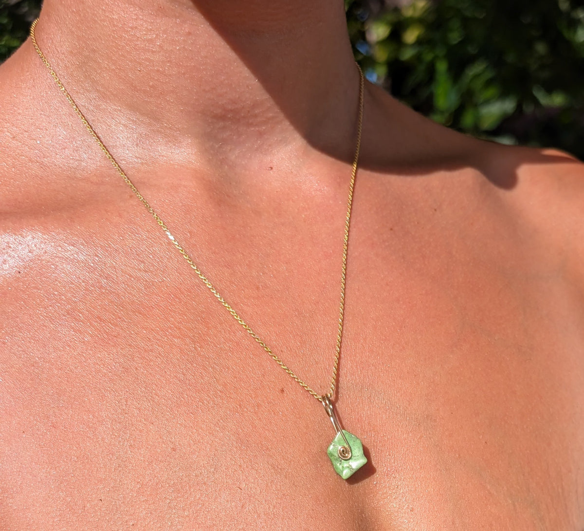 Melody- Chrysoprase Pendant