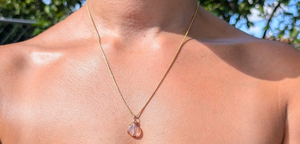 Belle- Pink Tourmaline Pendant