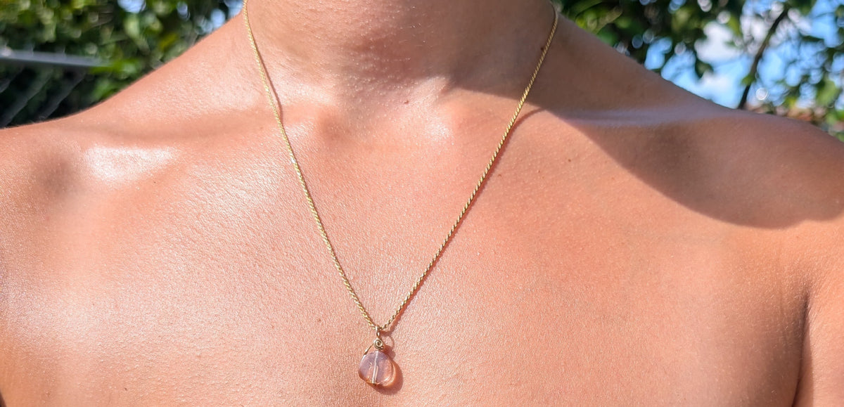Belle- Pink Tourmaline Pendant