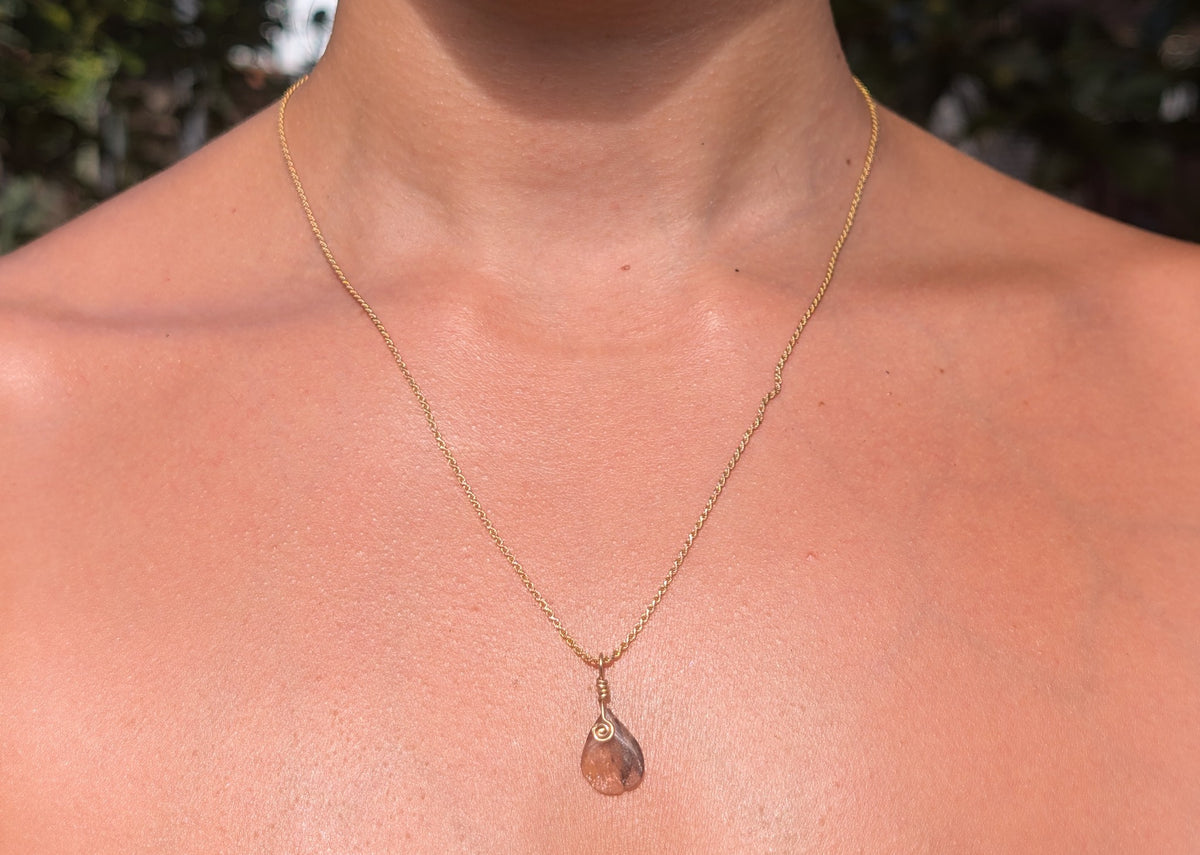 Rosie- Multicolored Tourmaline Pendant