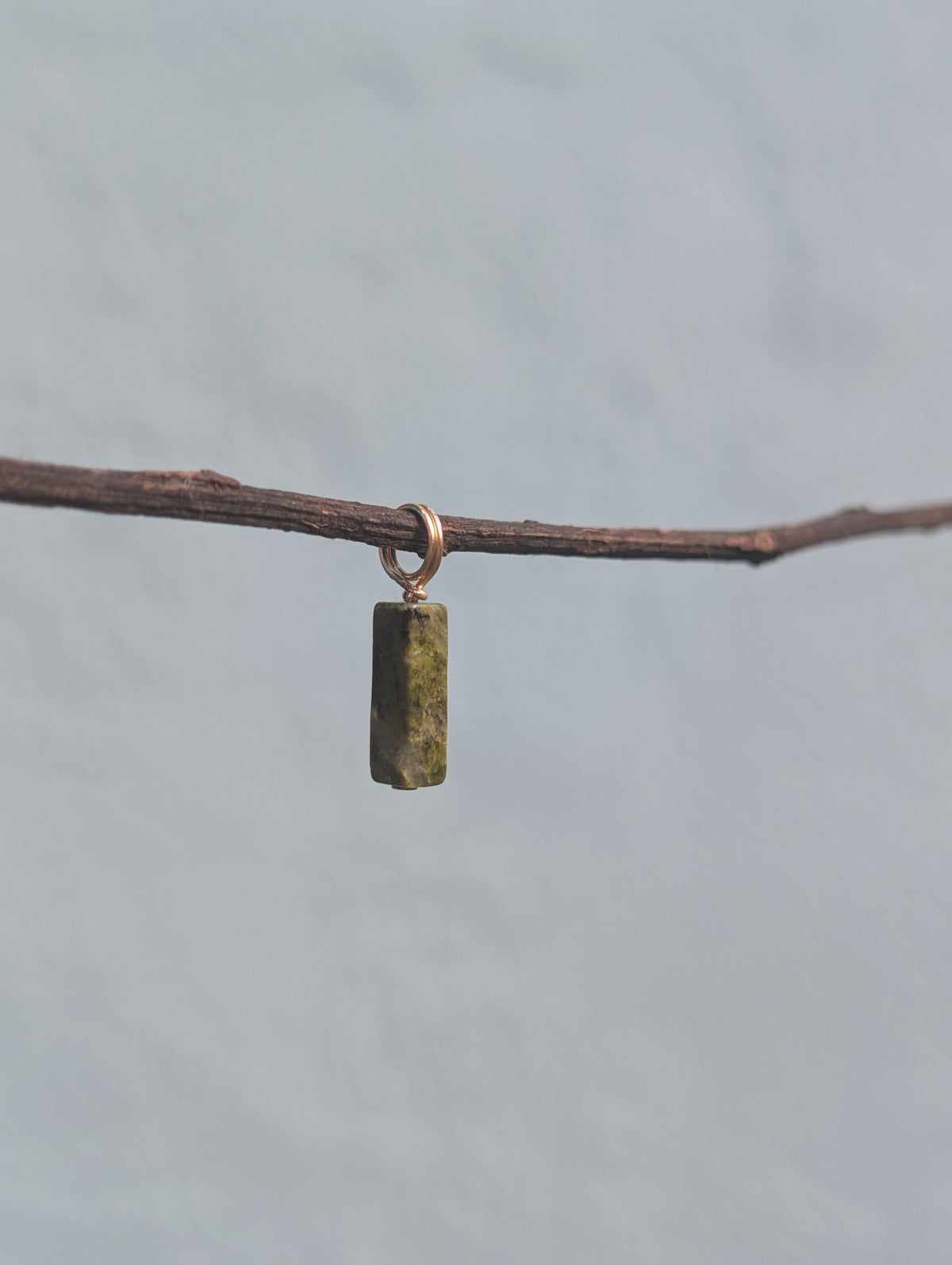 Sage- Moss Agate Pendant