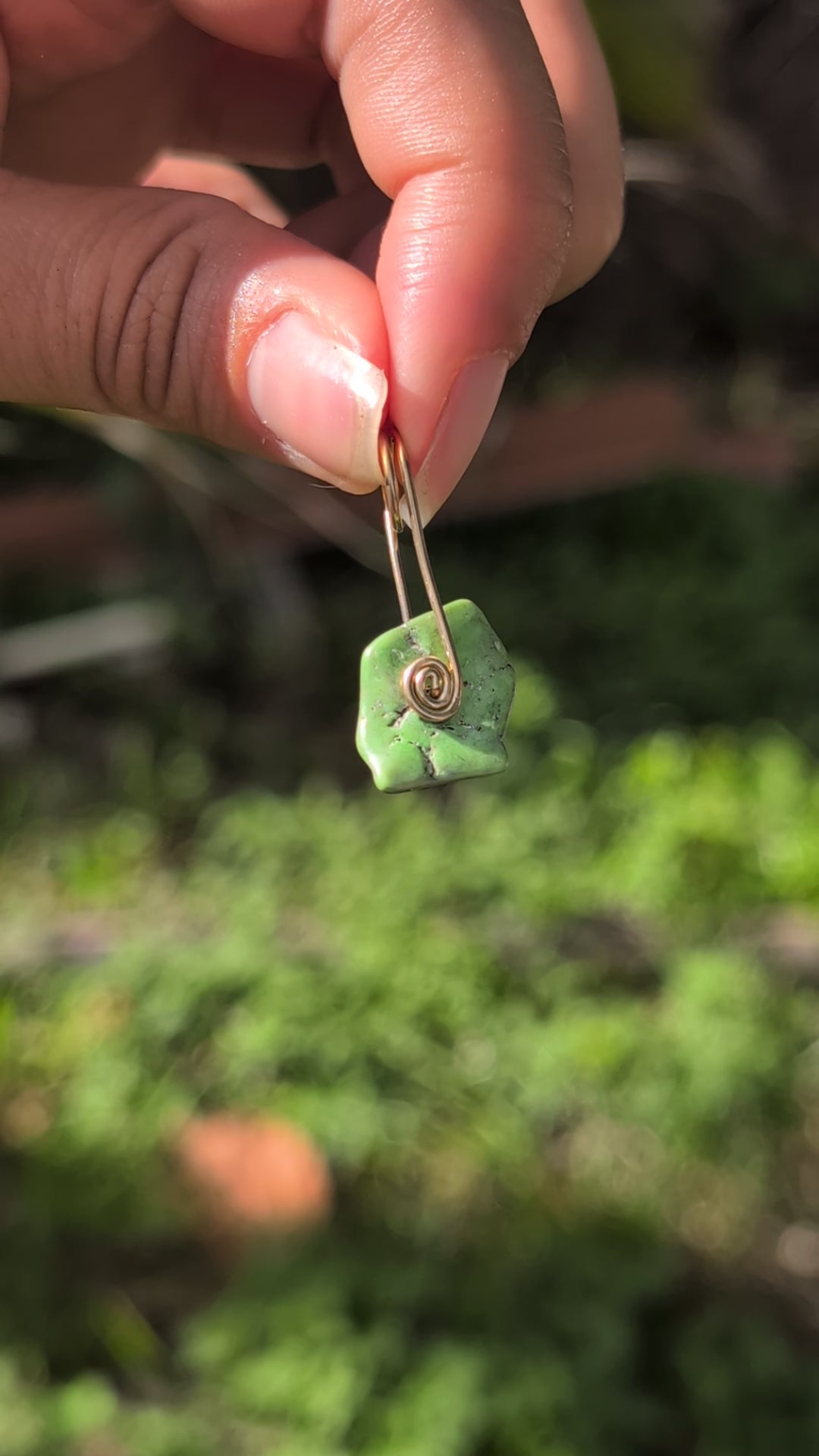 Melody- Chrysoprase Pendant